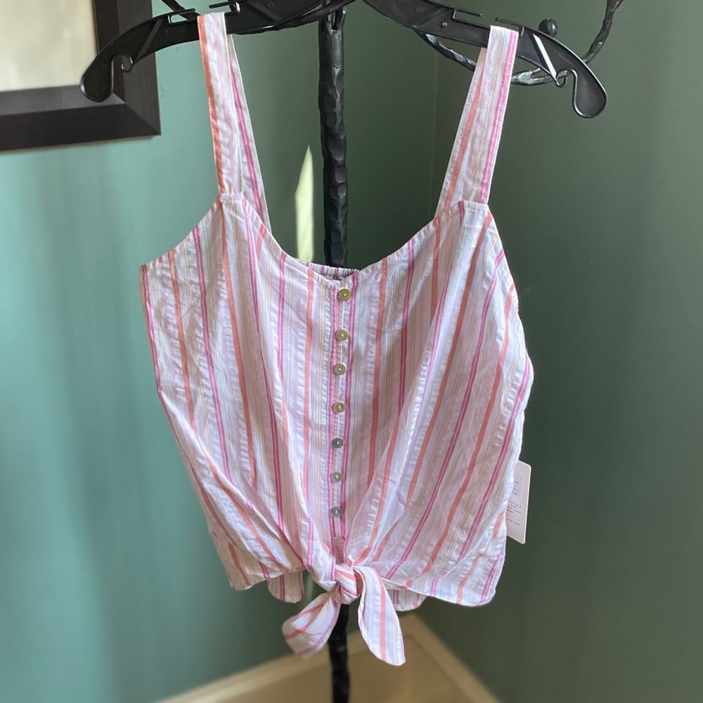 The Good Jane Tie Front Cami NWT